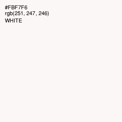 #FBF7F6 - Rose White Color Image